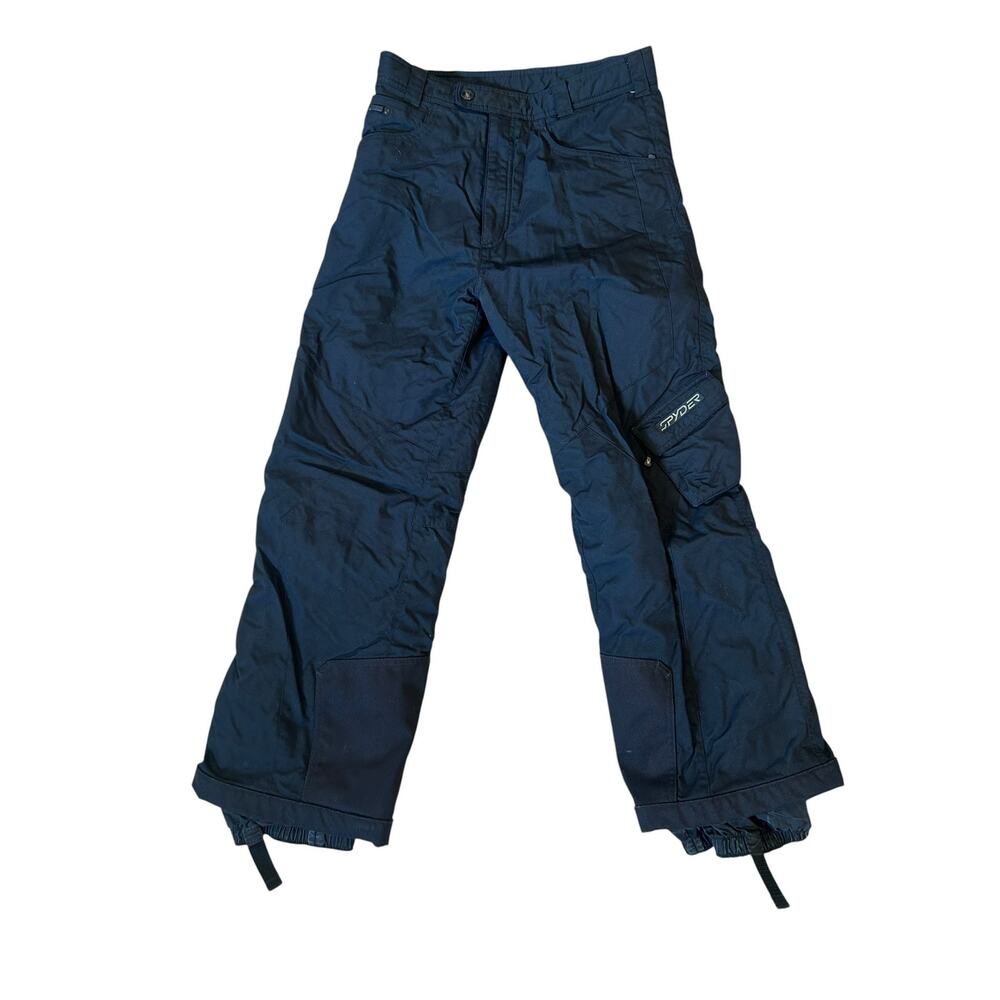 Spyder Boys Ski Snow Pants Black Youth Size 16 Insulated Winter Snowboard